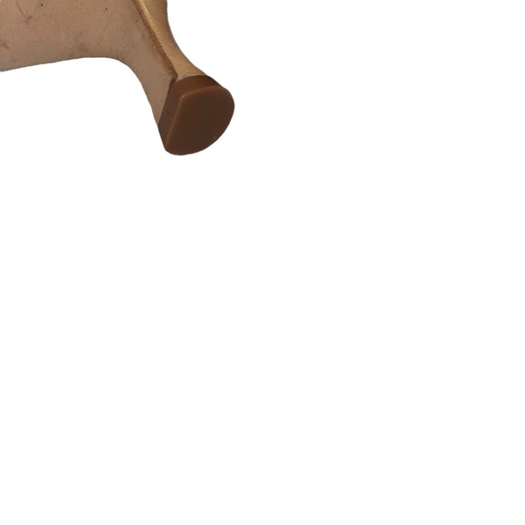 Vintage Butter Open Toe Pumps Leather Slip On Made In Italy Size 9 Tan “Read” - Picture 4 of 6